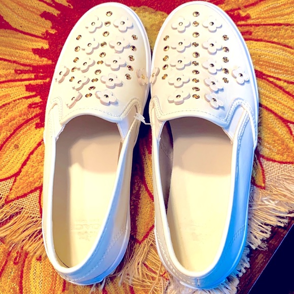 Coach Chrissy floral Rivets NAP sneakers size 7 - Picture 2 of 10
